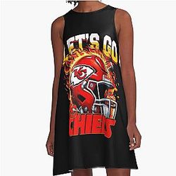Art A-Line Kansas City Chiefs Dress