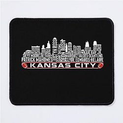 Kansas City Football Team Player Roster, Kansas City Skyline Mouse Pad
