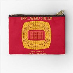 Kansas City Chiefs Arrowhead Stadium Poster Print Canvas pouch