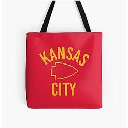 Kansas City Over Print Tote Bag