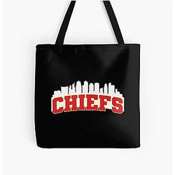 Art Kansas City Chiefs All Over Print Tote Bag