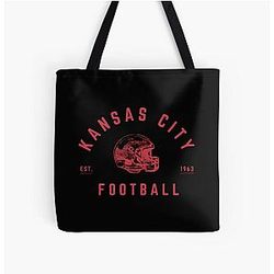 Art Kansas City Chiefs All Over Print Tote Bag