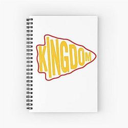 2021 Kansas City Super Cool Tee Shirts KC Fanshop Garments & Gifts 2021 Kansas City Super Spiral Notebook