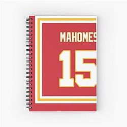 Patrick Mahomes Kansas City Spiral Notebook