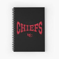 Art Kansas City Chiefs Spiral Notebook
