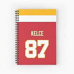Travis Kelce Kansas City Spiral Notebook