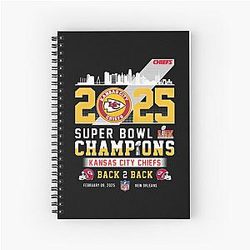 Art Kansas City Chiefs Spiral Notebook