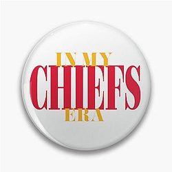 In My Chiefs Era Team Traylor Travis Kelce Kansas City Chiefs Pin