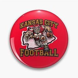 Kansas City Football Pin