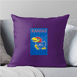 Kansas Jayhawks Fan Art Kansas Jayhawks Pillows Cover