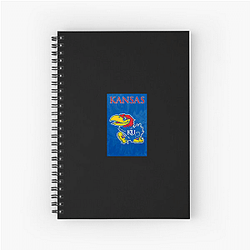 Kansas Jayhawks Fan Art Kansas Jayhawks Notebook