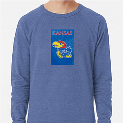 Kansas Jayhawks Fan Art Kansas Jayhawks Sweatshirts