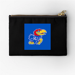 Kansas Jayhawks Merch Collection Kansas Jayhawks Zipper Pouches