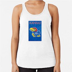 Kansas Jayhawks Fan Art Kansas Jayhawks Tank Tops