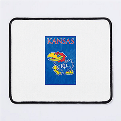 Kansas Jayhawks Fan Art Kansas Jayhawks Mouse Pads