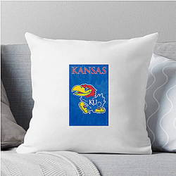 Kansas Jayhawks Fan Art Kansas Jayhawks Pillows Cover