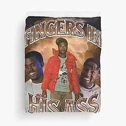 Kanye West Vintage Rap Tee Duvet Cover
