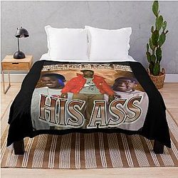 Kanye West Vintage Rap Throw Blanket