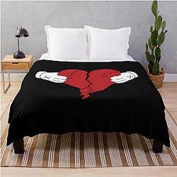 808s & Heartbreak - Kanye West Throw Blanket