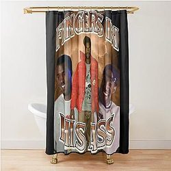 Kanye West Vintage Rap Tee Shower Curtain
