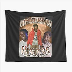 Kanye West Vintage Rap Tee Tapestry