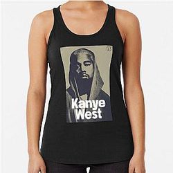 Kanye West Art Racerback Tank Top for Hip Hop Lovers