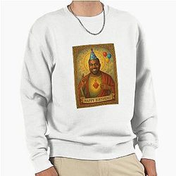 Kanye West Birthday Holy Meme Pullover Sweatshirt