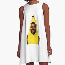 Banana Kanye West A-Line Dress