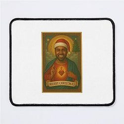 Kanye West Christmas Celebrity Birthday Funny Meme Holy Prank Weird Mouse Pad