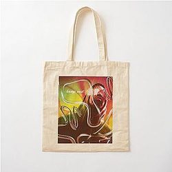 Trippy Kanye West Cotton Tote Bag
