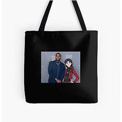 Misato and Kanye West Tote Bag