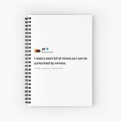 Kanye West Spiral Notebook