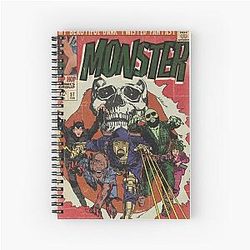 Kanye West Monster Comic Book Spiral Notebook