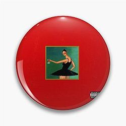 My dark twisted fantasy - Kanye West Pin