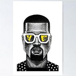 The Light Kanye West Poster