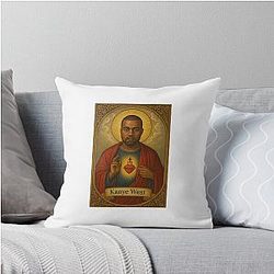 Kanye West Birthday Meme Throw Pillow