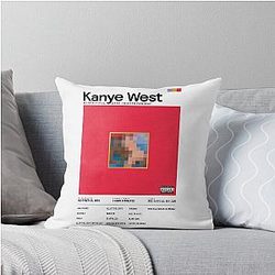 Kanye West - My Beautiful Dark Fantasy Throw Pillow