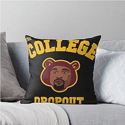 Kanye West College Dropout Throw Pillow