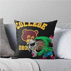 Kanye West College Dropout Throw Pillow