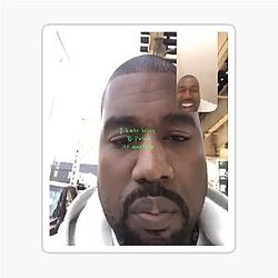 Kanye West - Bipolar Stickers