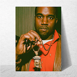 Kanye West uses soul music samples Kanye West Posters