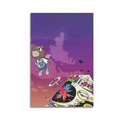 Kanye West Graduation Album Cover Art Canvas Wall Poster 12x18inch Modern Family Decor