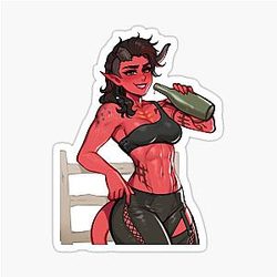 Baldur's Gate 3 - Karlach Sticker