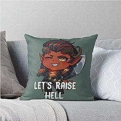 Chibi Karlach Throw Pillow