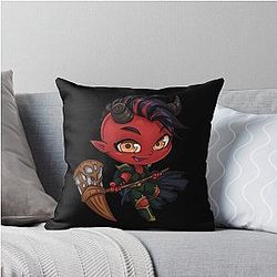 Karlach Fury of Avernus Throw Pillow