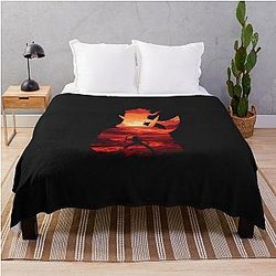 Baldur's Gate 3 - Karlach Negative Illusion Throw Blanket