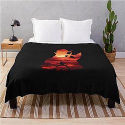 Baldur's Gate 3 - Karlach Negative Illusion Throw Blanket