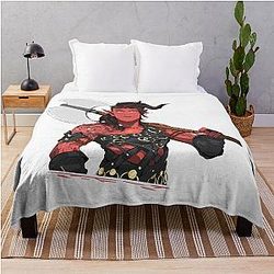 Karlach Baldur's Gate 3 Throw Blanket