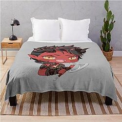 Karlach Baldur's Gate 3 Throw Blanket