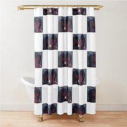 Baldur's Gate iii Karlach Shower Curtain